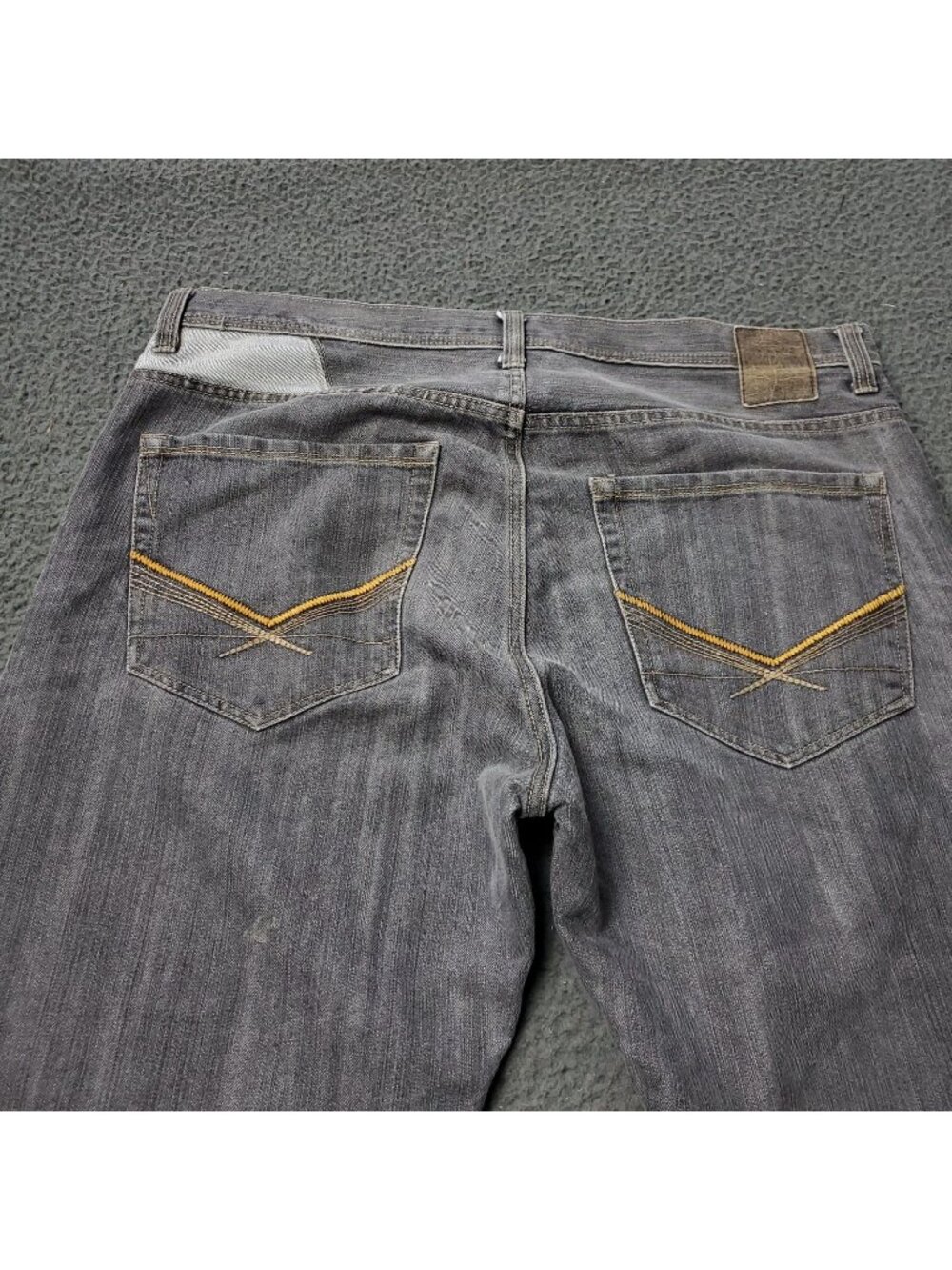 Sean John Hamilton Jeans Men 36x32 Classic Relaxed Cotton Denim Gray Hip Hop y2k